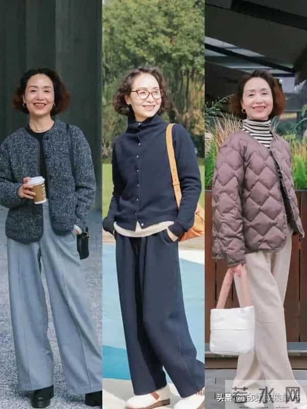 60+妈妈 一周7套高级休闲风穿搭