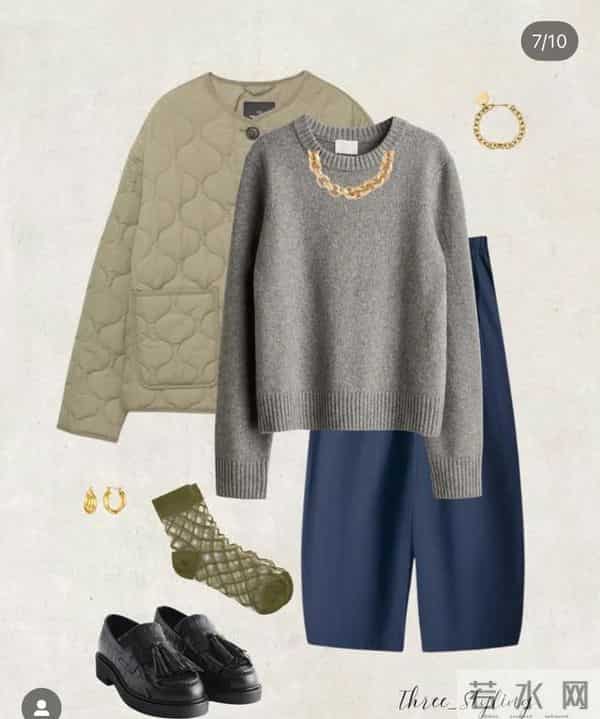 一条阔腿镰刀裤10身搭配,轻松实现一衣多穿