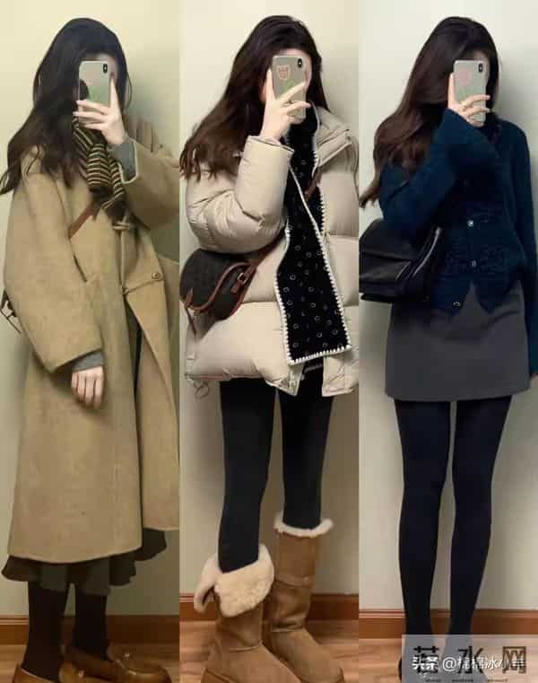 上宽下宽的穿法很时尚，展现风采又高级！