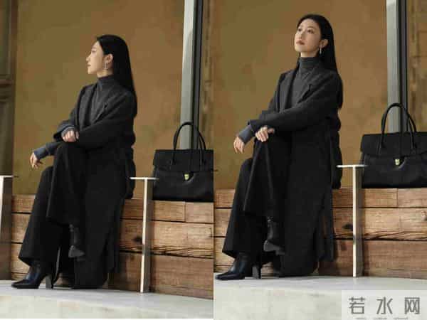 灰色大衣简单易学3个搭配技巧,好看时髦,冬季这样穿回头率超高