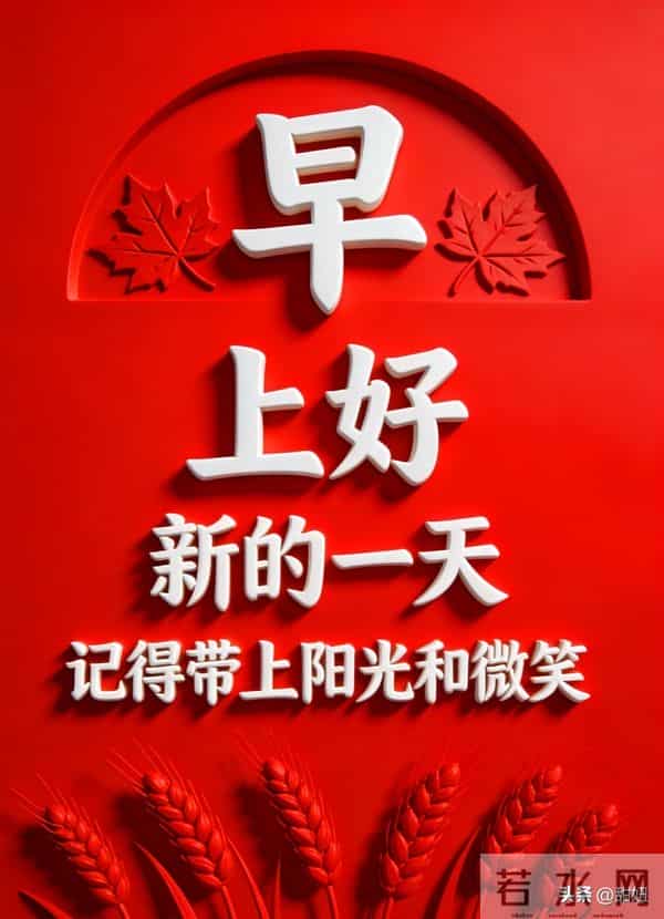 早安 - 愿你拥有美好的一天