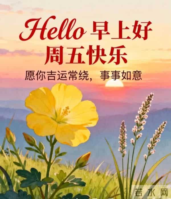 2025年12月12日周五早上好温馨问候语 早安图片 早安祝福精美图片