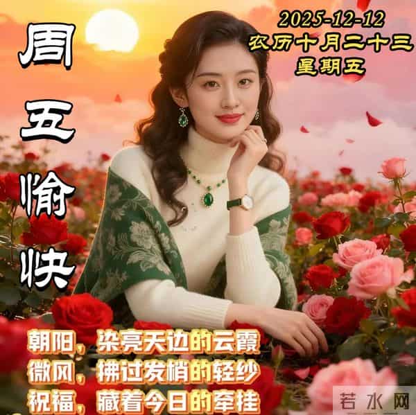 周五早安问候美图-愿这份温暖随光传递，让舒心在你心底凝聚