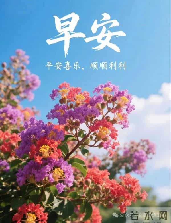 早安美图分享：愿你好运常在，所遇之事皆可化解