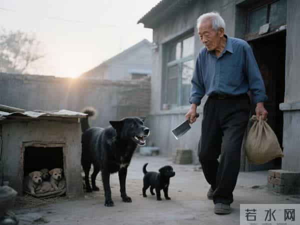 78岁大爷在家养狗面前煮了5只狗崽,说就爱吃狗肉,隔天醒来傻眼了