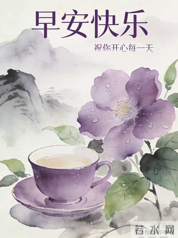 早安图片-前路漫漫亦灿灿，愿你笑口常开，日日顺心～