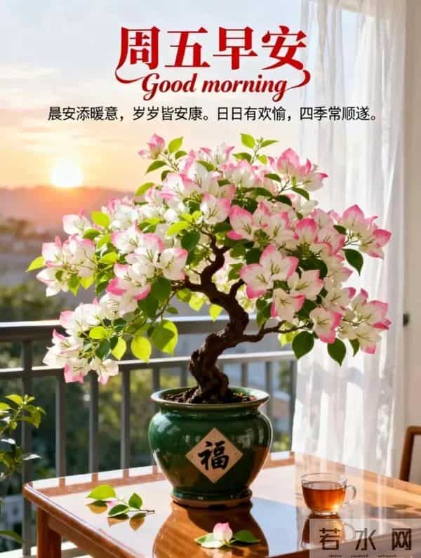 2025年12月12日周五早上好温馨问候语 早安图片 早安祝福精美图片