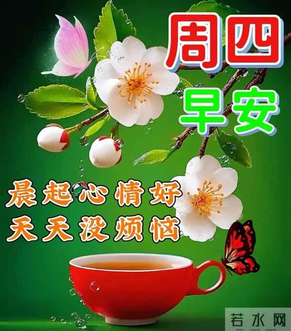 星期四非常漂亮的早上好问候语、图片 周四早安问候祝福语温馨句子