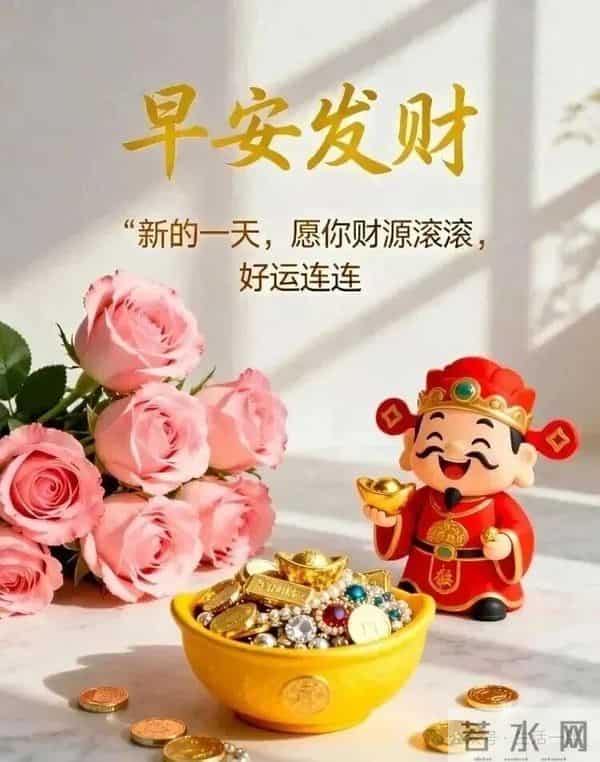 早安美图-朝霞映窗,吉运伴晨来!愿你眉梢染喜,心中藏暖!