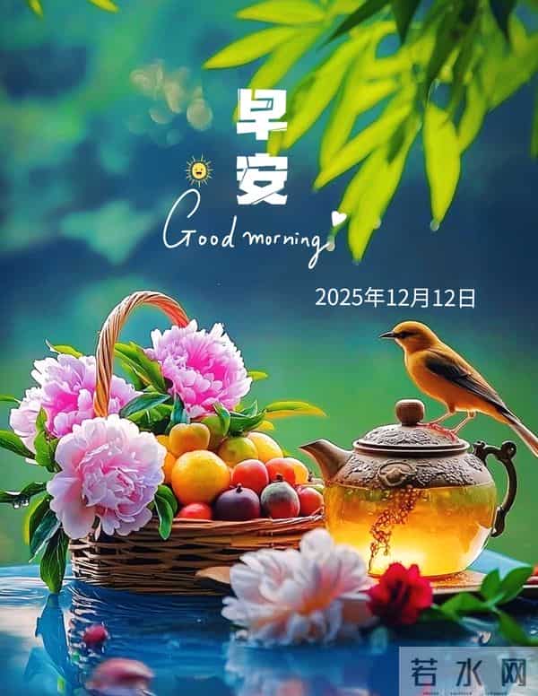 2025年12月12日早上好 早安精美美图温馨祝福语 早安周五愉快 早上好