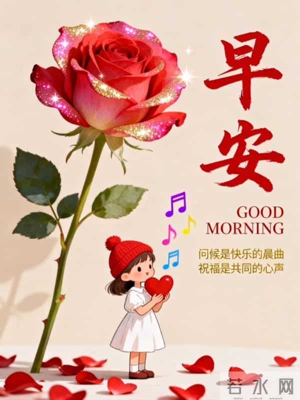 早安祝福美图 - 走过秋，迎来冬，轻声问候里，藏着最温暖的祝福