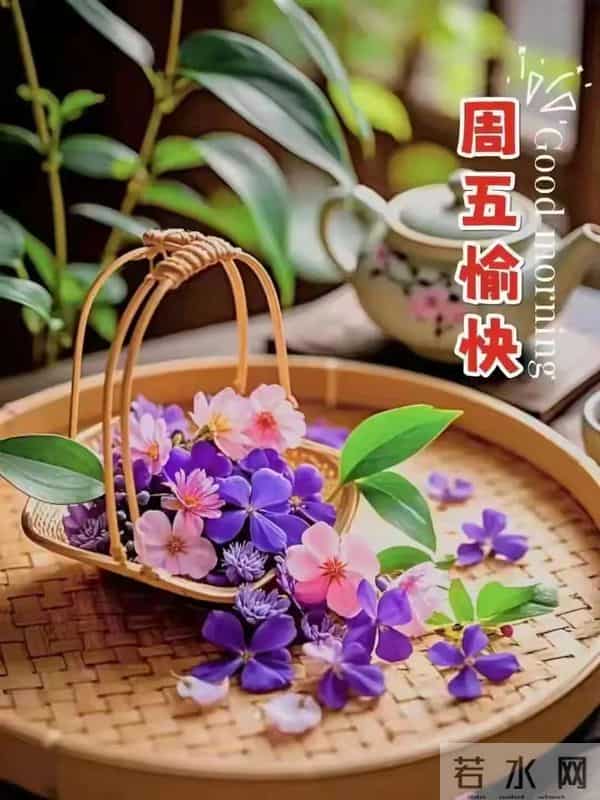 12月12日漂亮早上好图片祝福周五早上好温馨问候语 早安祝福图文