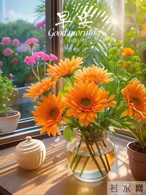 12月12日漂亮早上好图片祝福周五早上好温馨问候语 早安祝福图文