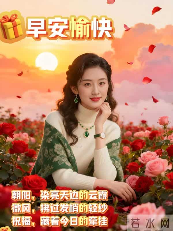 周五早安问候美图-愿这份温暖随光传递，让舒心在你心底凝聚