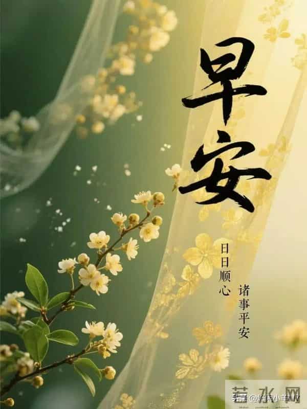 早安图片-前路漫漫亦灿灿，愿你笑口常开，日日顺心～