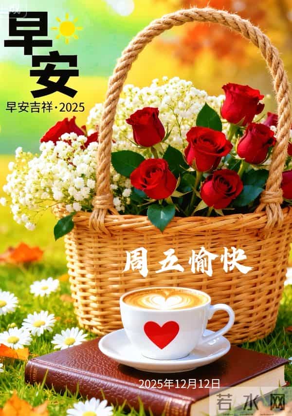 2025年12月12日早上好 早安周五愉快 早安精美美图温馨祝福语 早上好