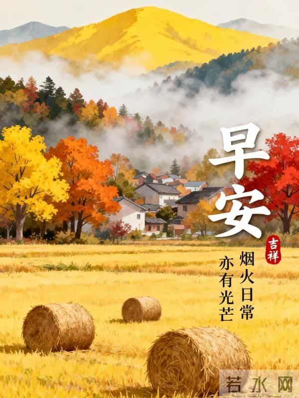 8张最新精美早安图片，冬意渐浓岁末至，愿您平安康健、年末顺遂~