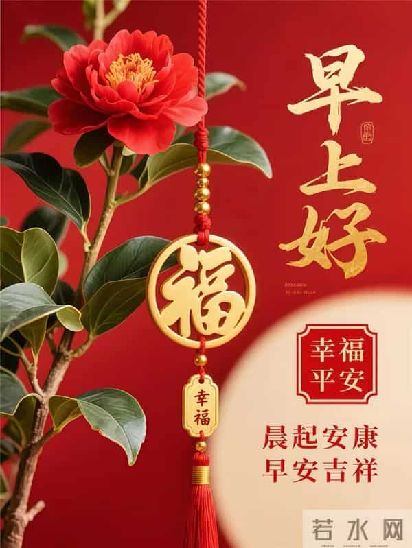 周五早安美图-喜气迎着你，顺遂随着你 财气拥着你，良人助着你