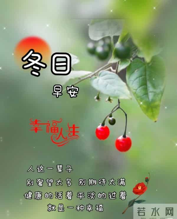 早安里的冬日暖意