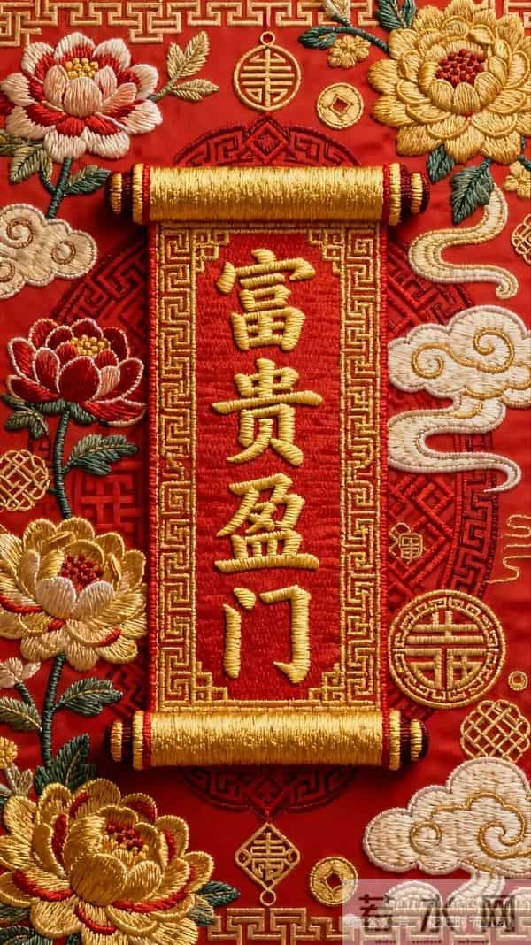 祝福美图分享给你，富贵盈门，财运亨通