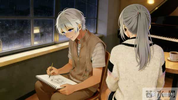 他说“别烦我”，我躲了十年，直到看见他画展上的《未晴》