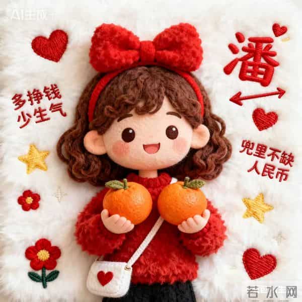 新年多挣钱少生气,羊毛毡头像先安排~