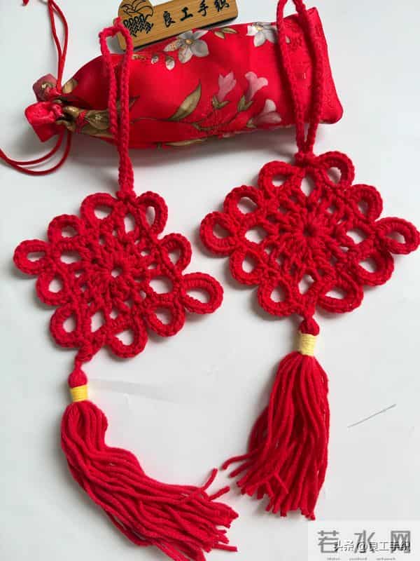 手织中国结，红韵藏福来附图解