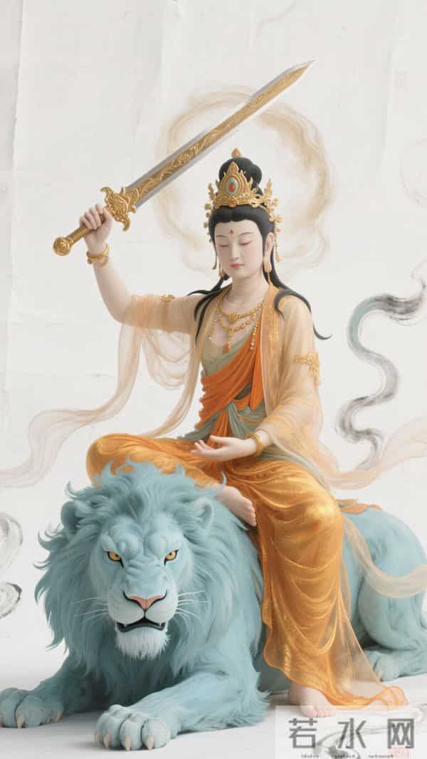 南无文殊菩萨壁纸·万般执念，皆是束缚；百般放下，皆是解脱(47)