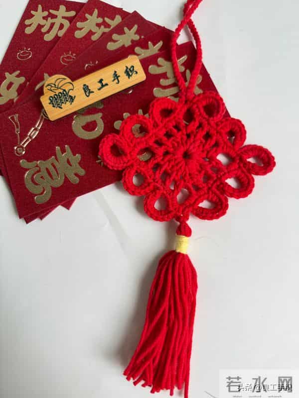 手织中国结，红韵藏福来附图解