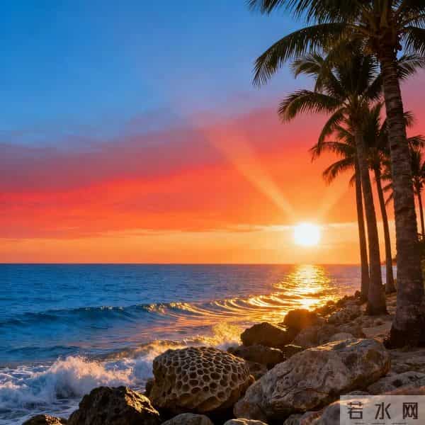 生意人必备招财头像：山聚财气，水纳福运，生意兴隆通四海