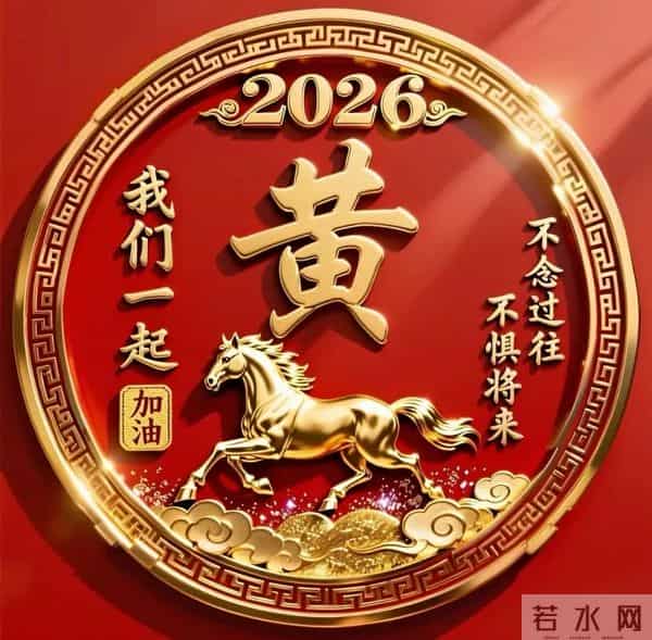 2026年姓氏头像马年成功.张.陈.黄.何.纪.李.潘.祝.朱.林.赵...