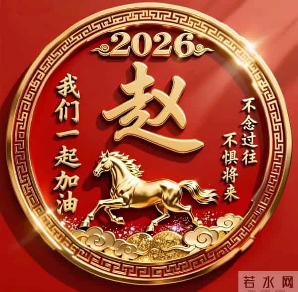 2026年姓氏头像马年成功.张.陈.黄.何.纪.李.潘.祝.朱.林.赵...