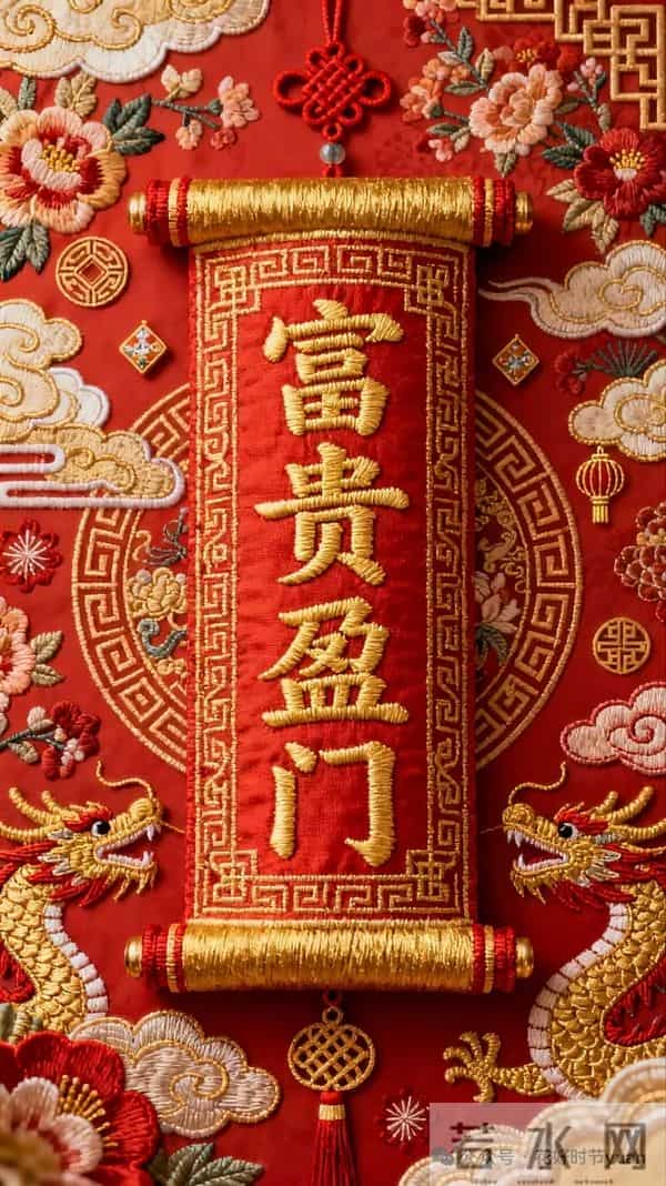 祝福美图分享给你，富贵盈门，财运亨通