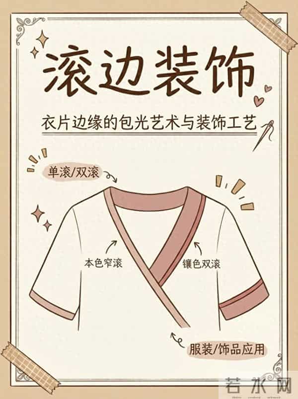 领口包边总起翘?死磕这3种滚边做法!