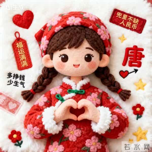 新年多挣钱少生气,羊毛毡头像先安排~