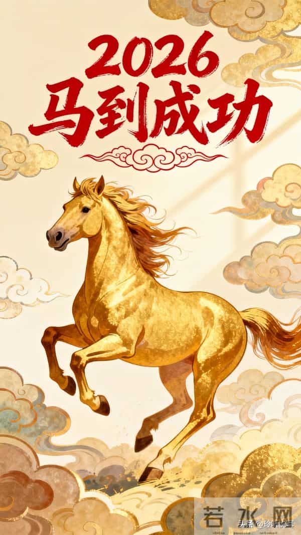 2026年 马到成功 好运连连 精美图片