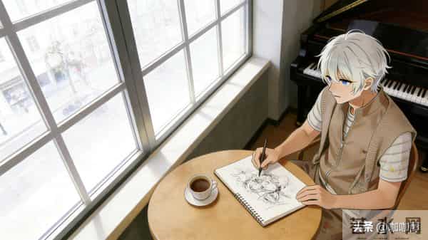 他说“别烦我”，我躲了十年，直到看见他画展上的《未晴》