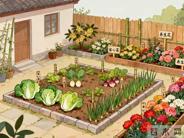 田园院子里，最适合中老年人种的“省心菜”和“养生花”