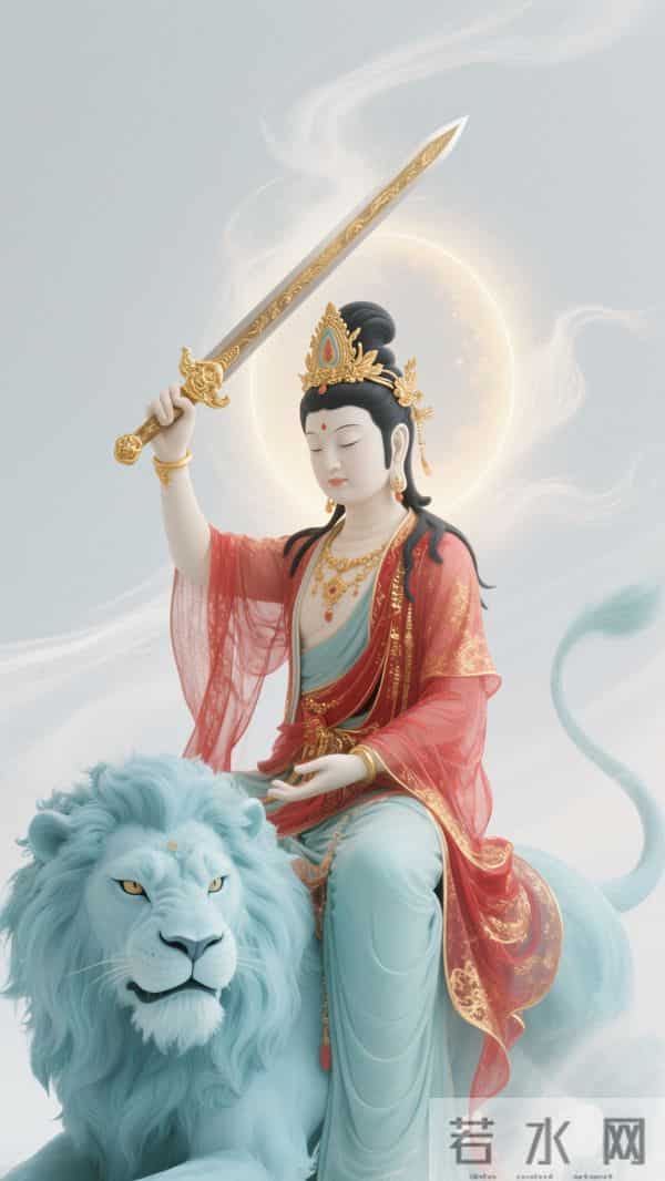 南无文殊菩萨壁纸·万般执念，皆是束缚；百般放下，皆是解脱(47)