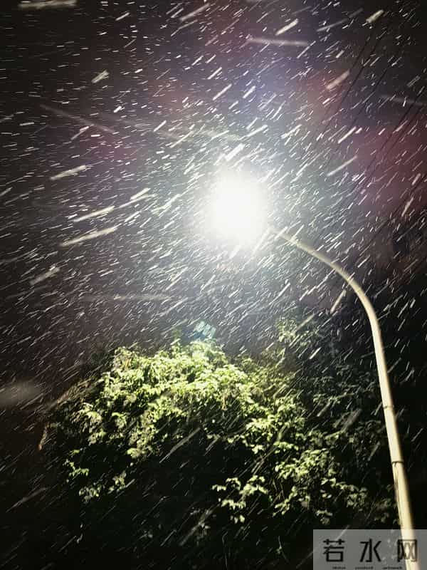 此刻，济宁雪下的正大，不用去东北装小土豆了。