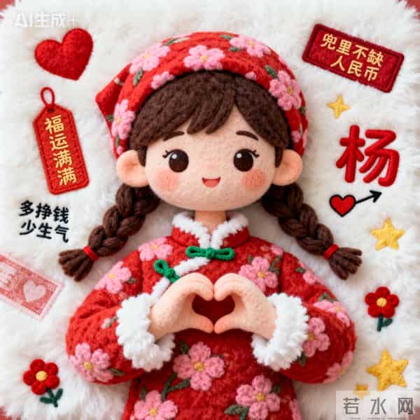 新年多挣钱少生气,羊毛毡头像先安排~