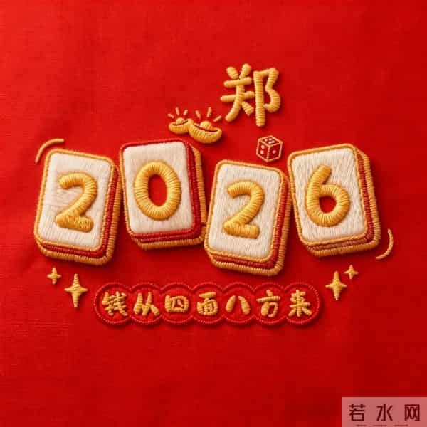 2026好运姓氏头像来啦｜2026 钱从四面八方来！