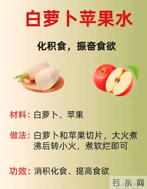 秋冬喝这6款白萝卜水，积食，咳嗽，感冒都能缓解！