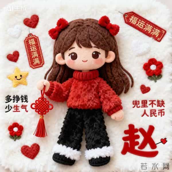 新年多挣钱少生气,羊毛毡头像先安排~