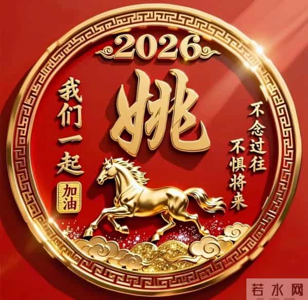 2026年姓氏头像马年成功.张.陈.黄.何.纪.李.潘.祝.朱.林.赵...