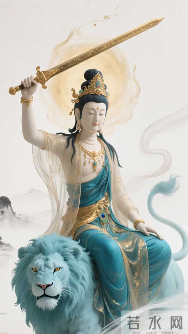 南无文殊菩萨壁纸·万般执念，皆是束缚；百般放下，皆是解脱(47)