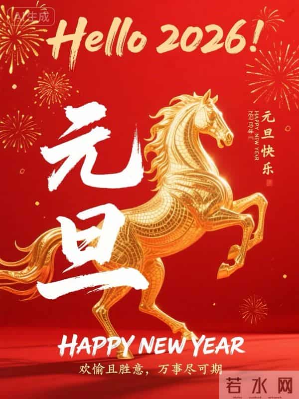 2026新年元旦图片壁纸