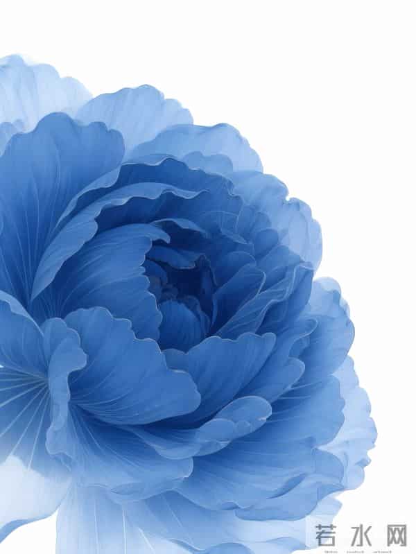 蓝色系花朵 壁纸