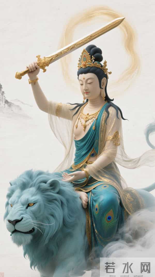 南无文殊菩萨壁纸·万般执念，皆是束缚；百般放下，皆是解脱(47)