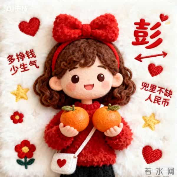 新年多挣钱少生气,羊毛毡头像先安排~